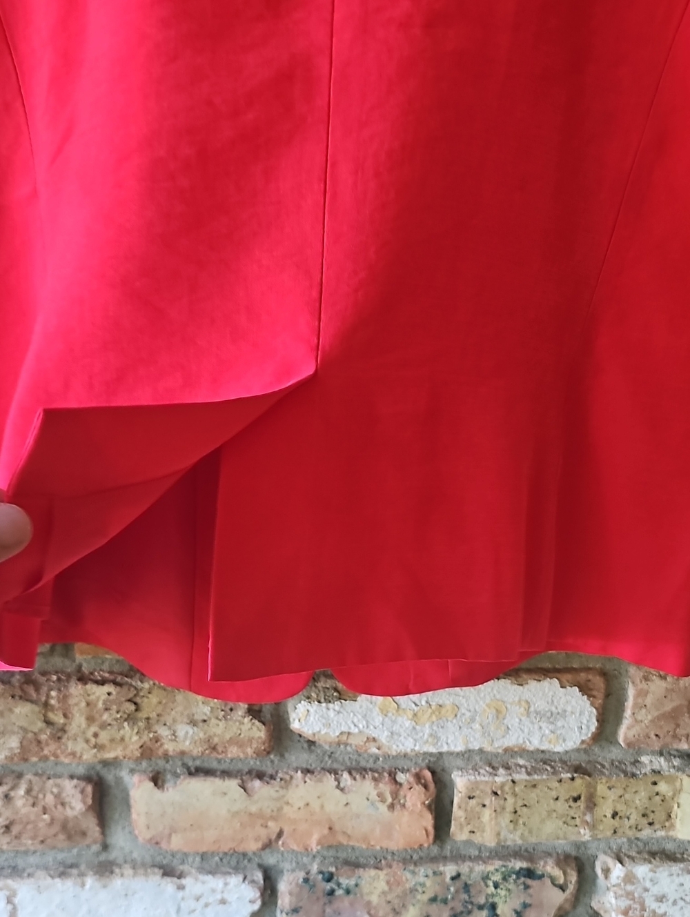 Ann Taylor Red One Button Blazer - Picture 11 of 12